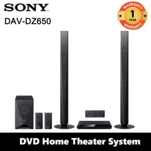 Sony DAV-DZ650 - 5.1Ch DVD Home Theatre System Bluetooth Subwoofer- 1000W black
