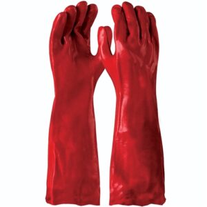 PVC Red Gloves CAT3 chemical resistance Gloves
