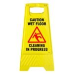 Caution Signs Cleaning In Progress