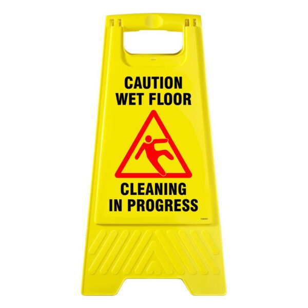 Caution Signs Cleaning In Progress