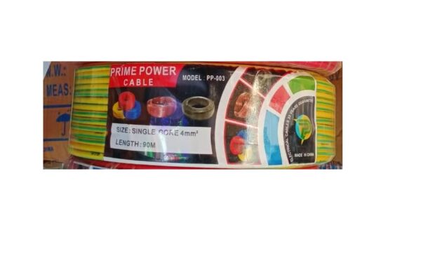 Prime Power Cable PP003-4mm Single Core 90metres