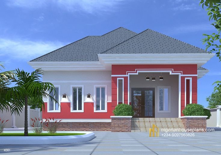 Bedroom Bungalow Design4