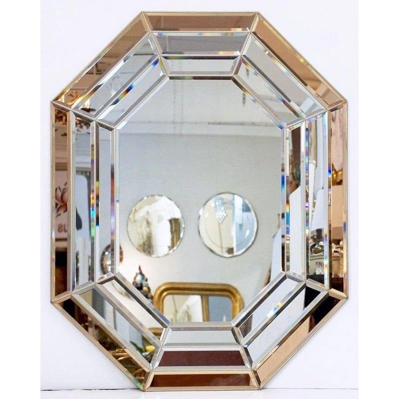 Beveled Octagonal 90cm Mirror