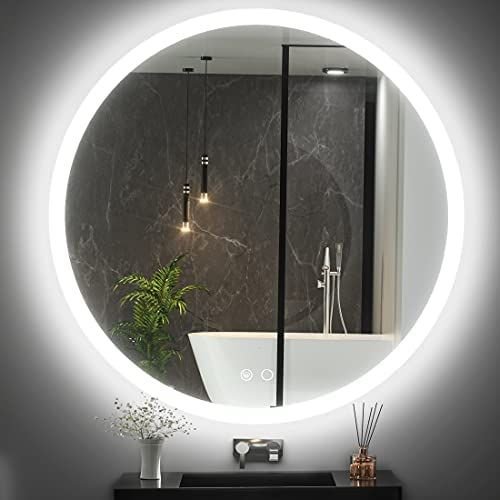 Front-Lit Round LED Bathroom Mirror
