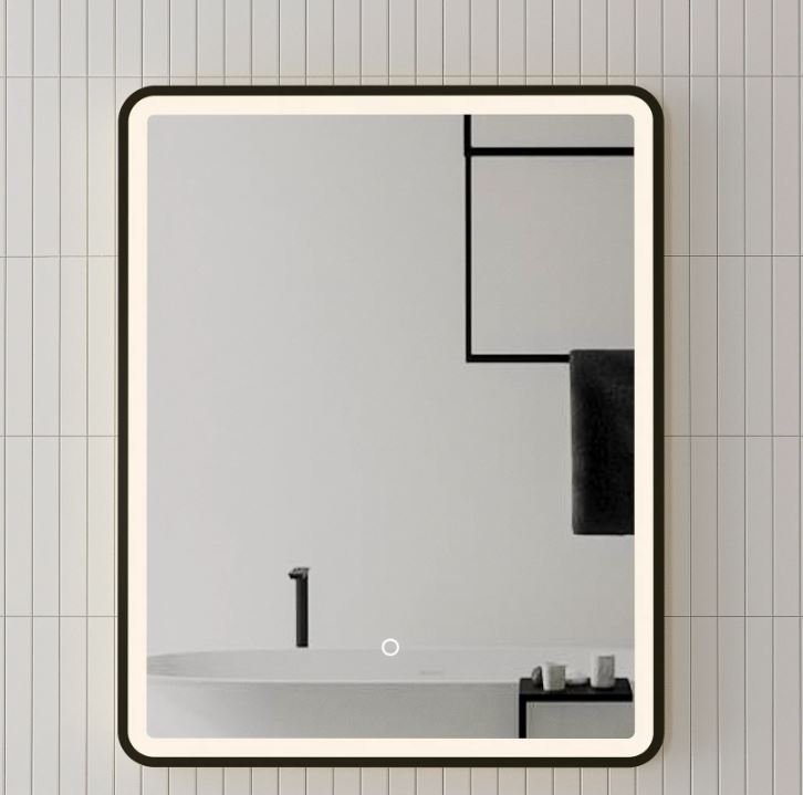 Illuminated LED Front-Lit Bathroom Mirror