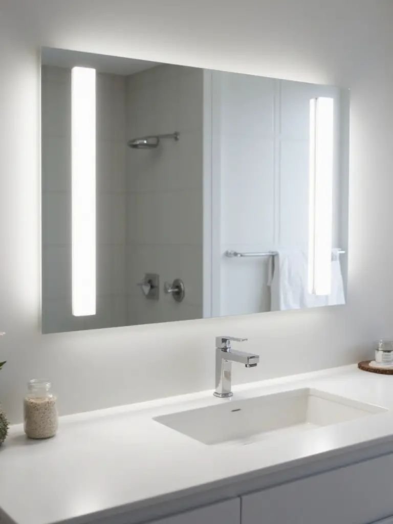 Vanity Cabinets (LED Mirror + Cabinet + Basin) 90/100cm