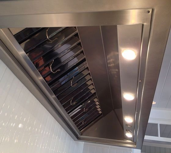 stainless steel commercial kitchen hoods